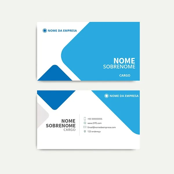 Design e Impressão de Cartões de Visita